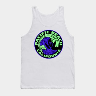 Pacific Beach California Surfing CA Surf Tank Top